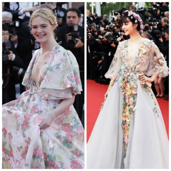 戛纳红毯惊艳时刻范冰冰,戛纳红毯多位网红