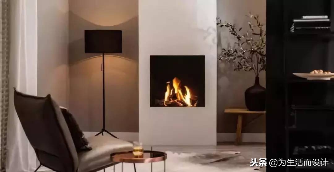 壁炉带给生活一种无法忘怀的情调,冬日氛围感壁炉