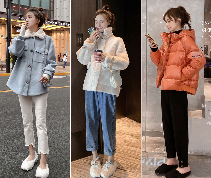 54套不同颜色的秋冬穿搭,54套韩系气质秋冬穿搭