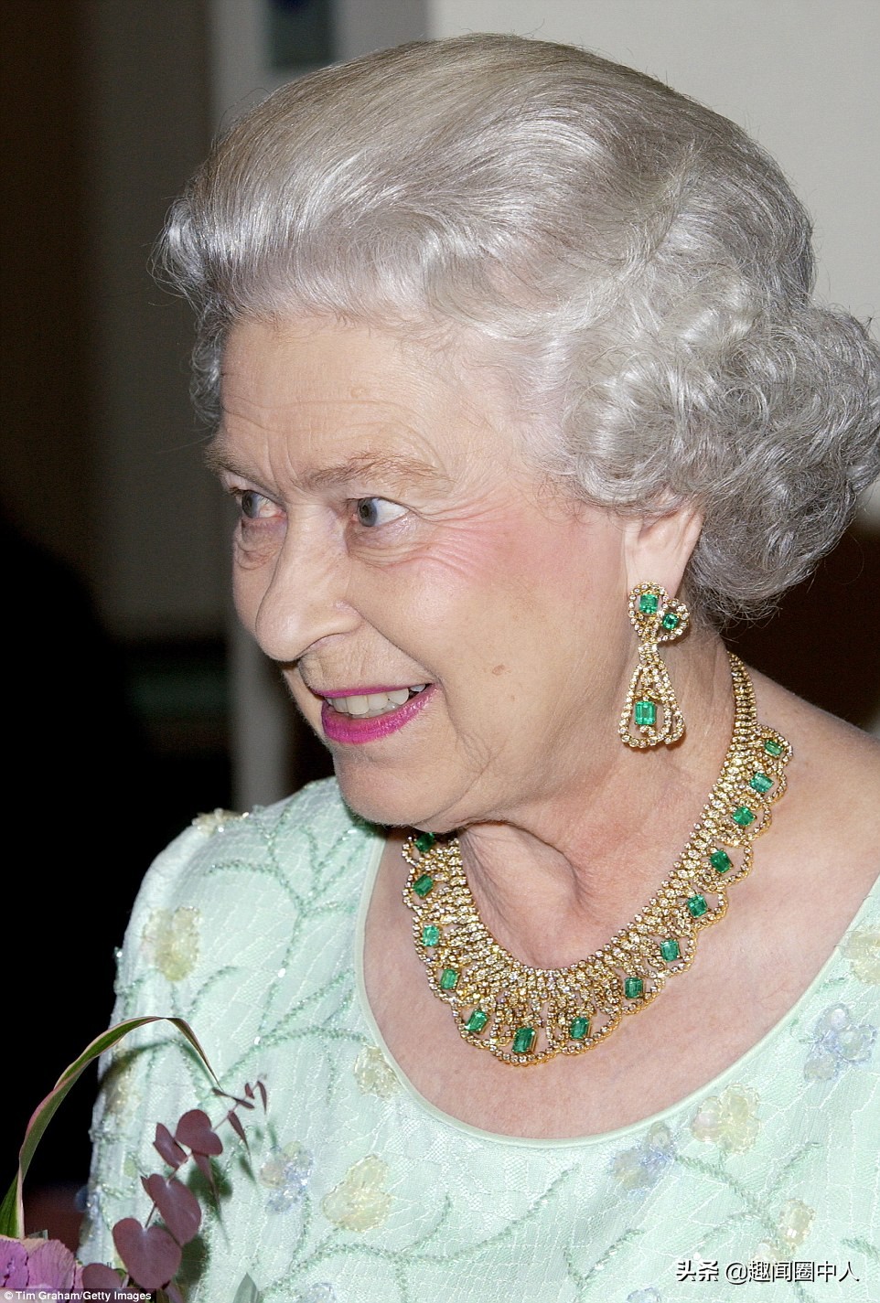 凯特王妃钻石吊坠耳环,法式皇室宫廷奢华宝石耳环