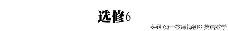 高中英语必修单词短语,高中英语选修8第二单元课文梳理