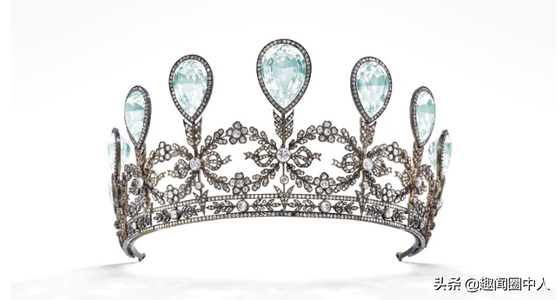 黄金镶嵌海蓝宝,王室顶级珍贵珠宝