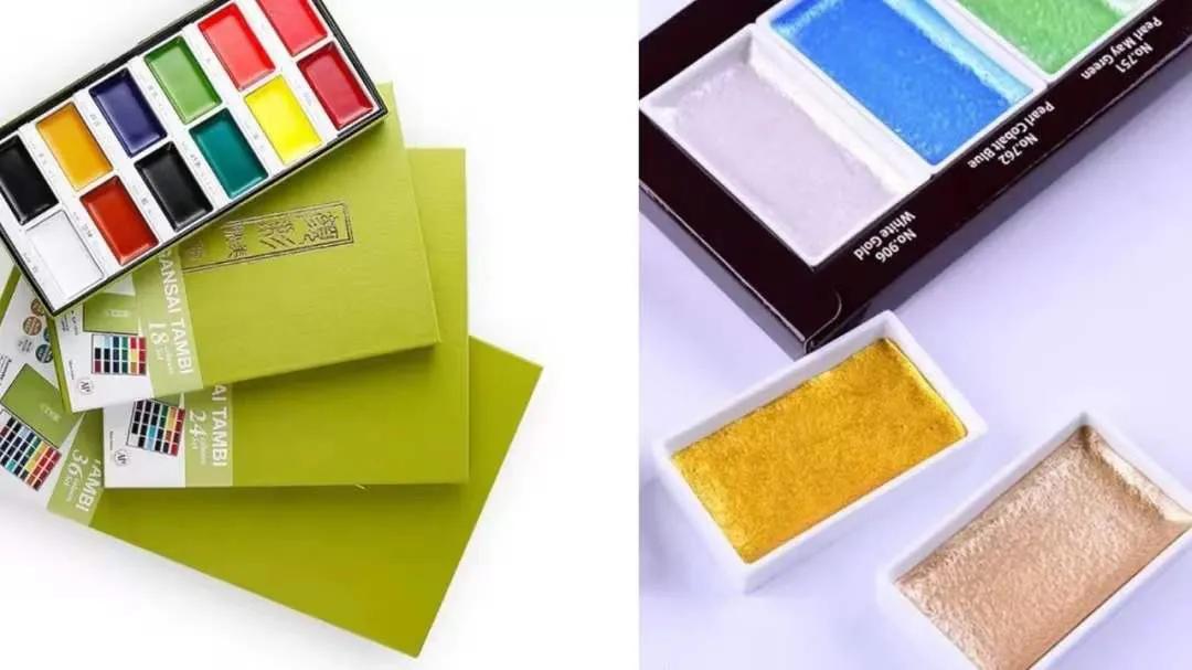 水彩画怎么使用颜料,水彩画的水彩颜料怎么选