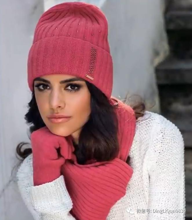 针织洋气气质帽子,针织帽子创意爆款