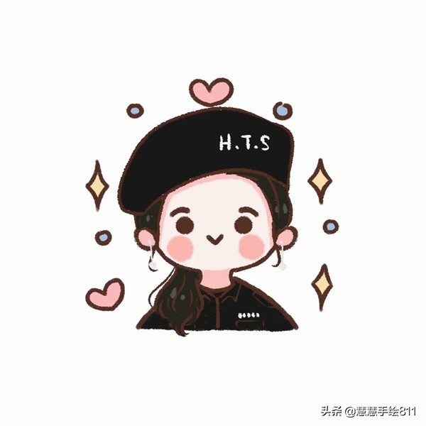 卡通头像女生简单可爱图文,卡通手绘可爱头像女生