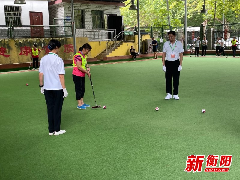 第十六届全运会门球比赛项目,项城市第三届运动会门球比赛现场