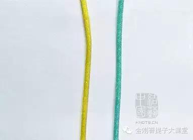 双线弹力绳金刚手串收尾打结图解,手串弹力绳打结方法视频教程全集