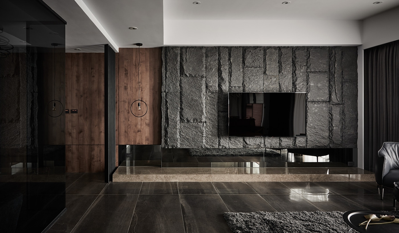 房子装修漂亮便捷的背景墙来啦,背景墙较短新中式效果图大全