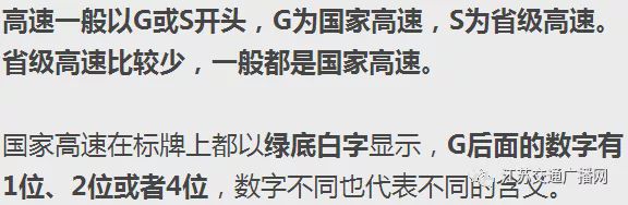 高速公路字母与数字各代表什么,高速编号字母和数字的含义