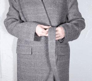 大衣腰带显瘦,大衣腰带的7种系法简单