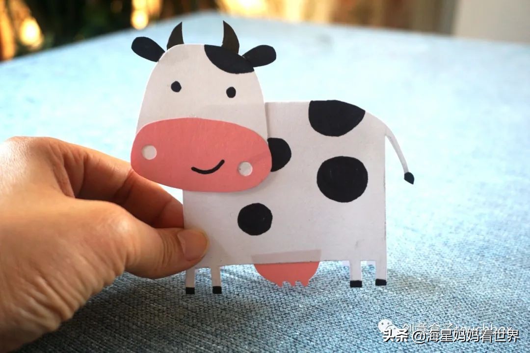 春节到，超可爱的牛卡片、牛灯笼、纸筒牛开心玩起来