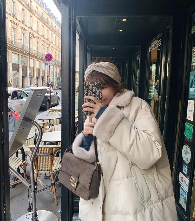 韩系欧尼风衣外套,韩国欧尼黑色大衣搭配