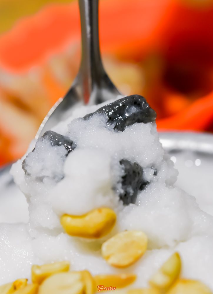 海口美食推荐炒冰,府城芒果炒冰