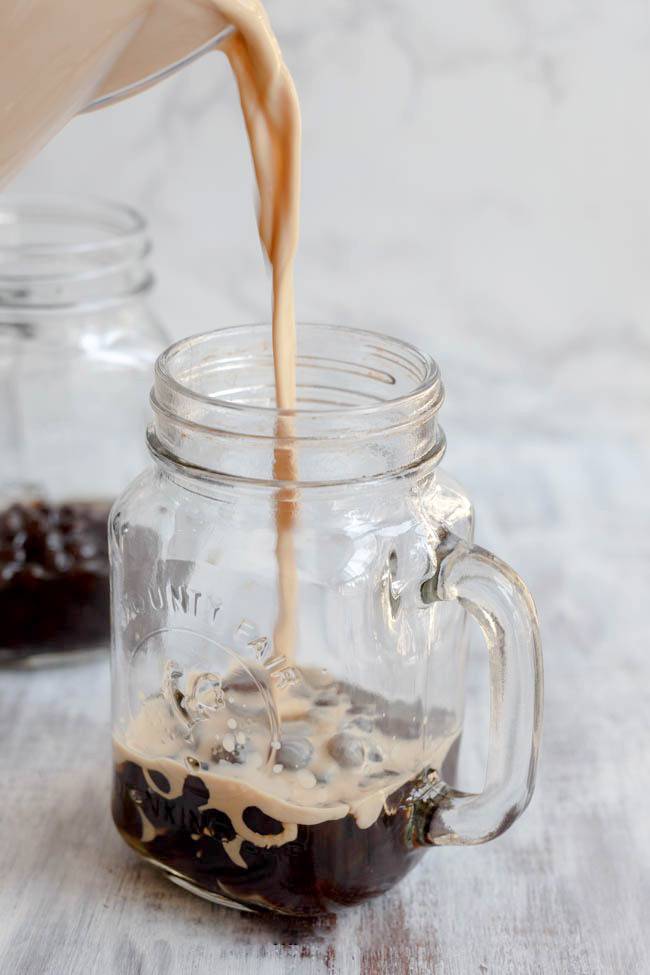 用茶做焦糖味的珍珠奶茶,自己怎么做焦糖珍珠奶茶