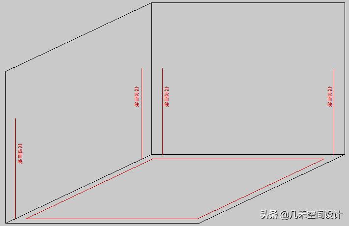 家装放线施工图片,装修木工工地看图放线