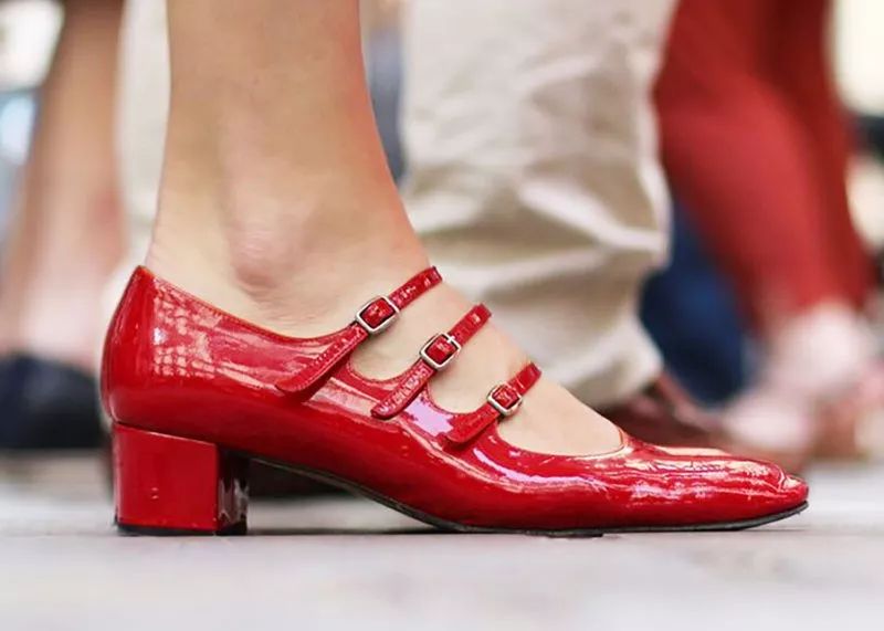 法国玛丽珍鞋学生穿,法式蝴蝶结玛丽珍鞋