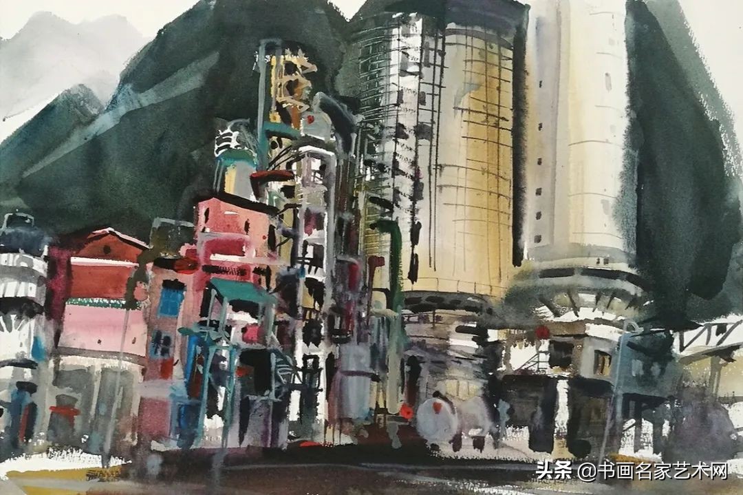 中国张虹,中国艺术水彩画