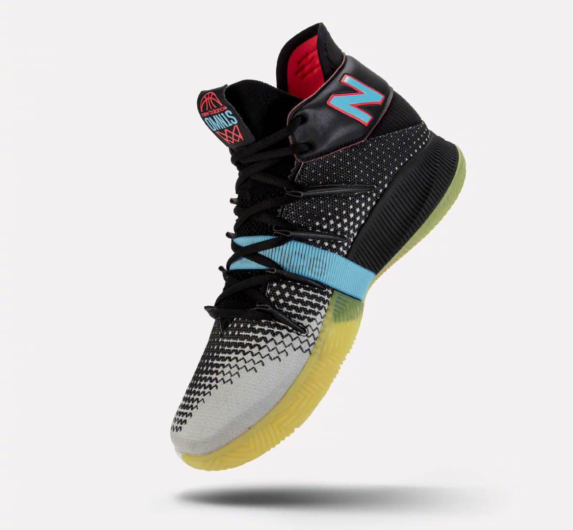 新百伦伦纳德开箱,伦纳德球鞋黄粉鸳鸯配色