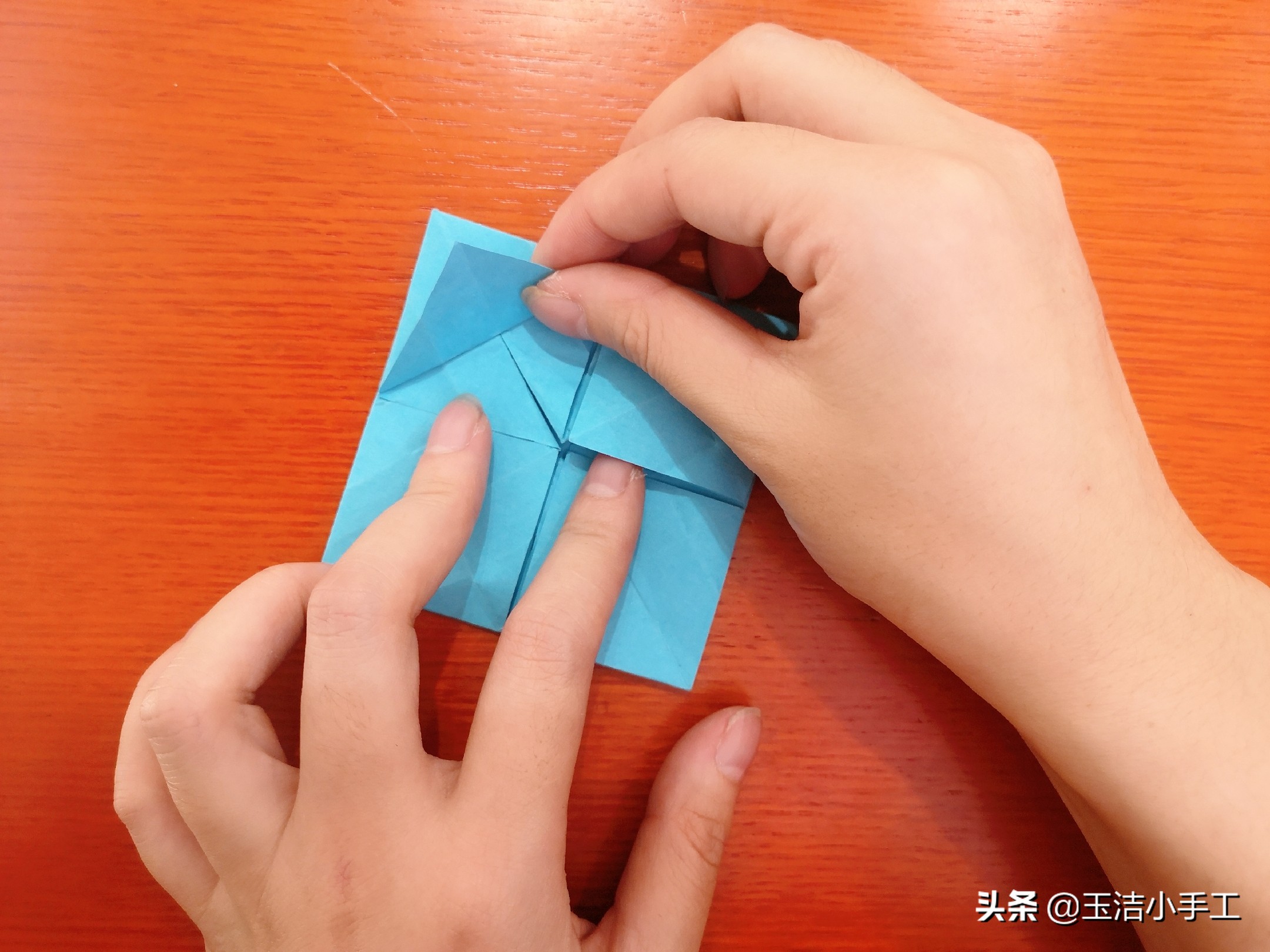 花篮纸折法超级无敌慢动作,花篮怎么折只用正方形的纸