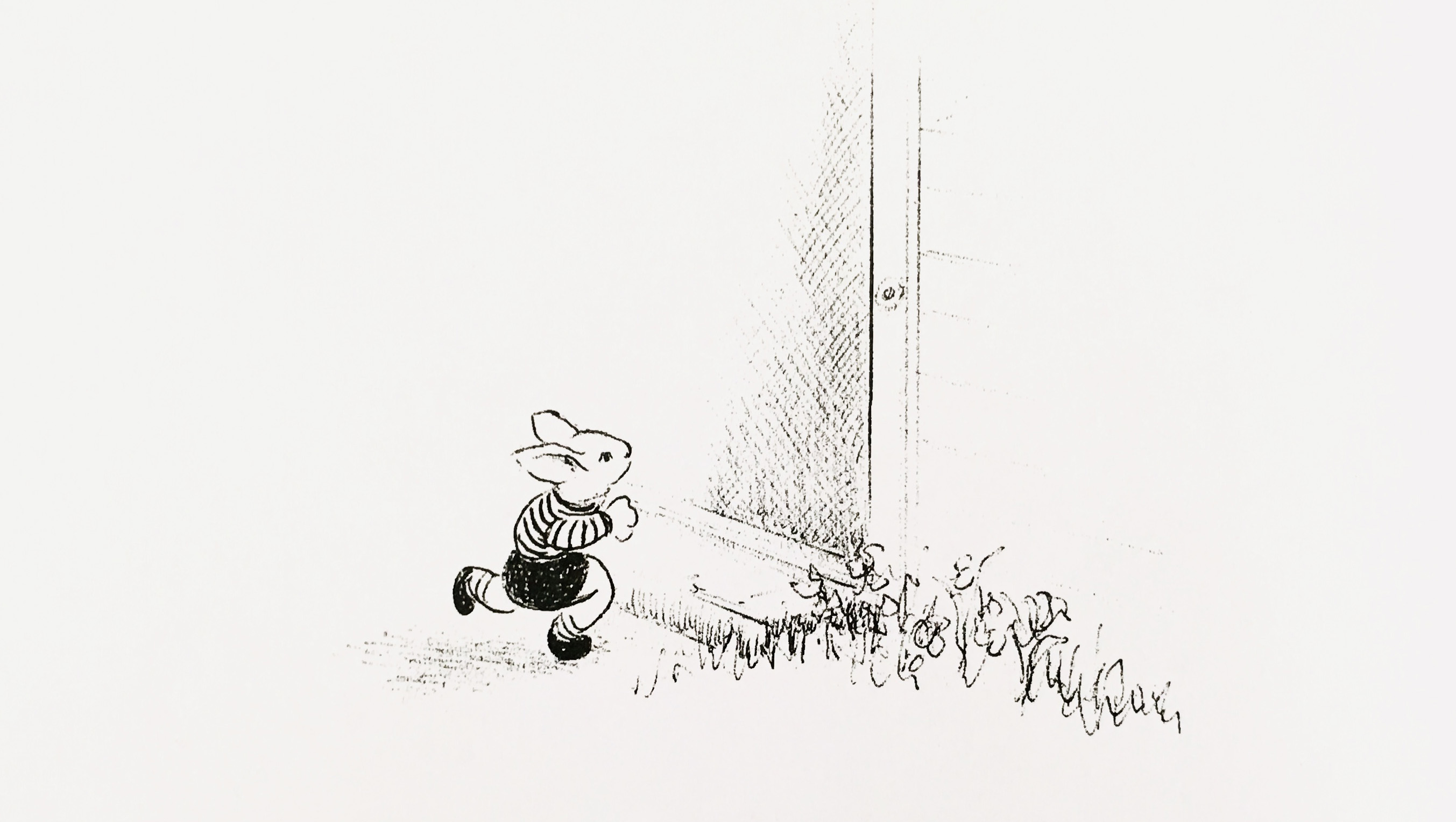 17张一只铅笔就搞定的黑白插画，画风简单，100年来却让人着迷