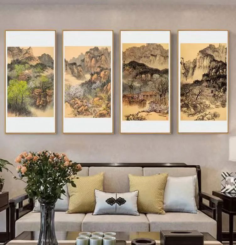客厅挂什么山水画好,客厅挂什么山水画最好