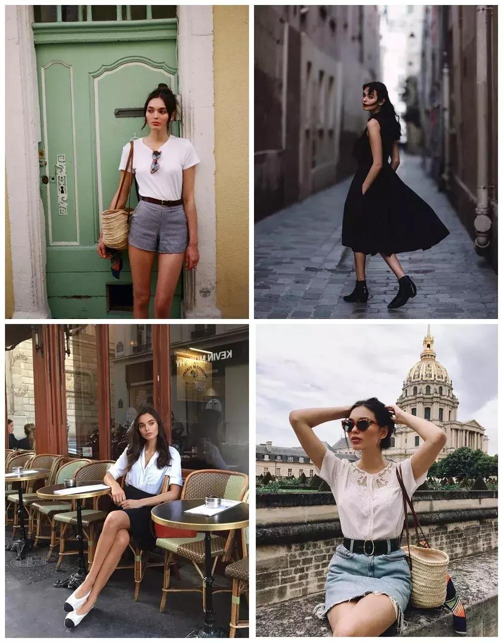 法国女人高级感穿搭,好看又好穿的女人