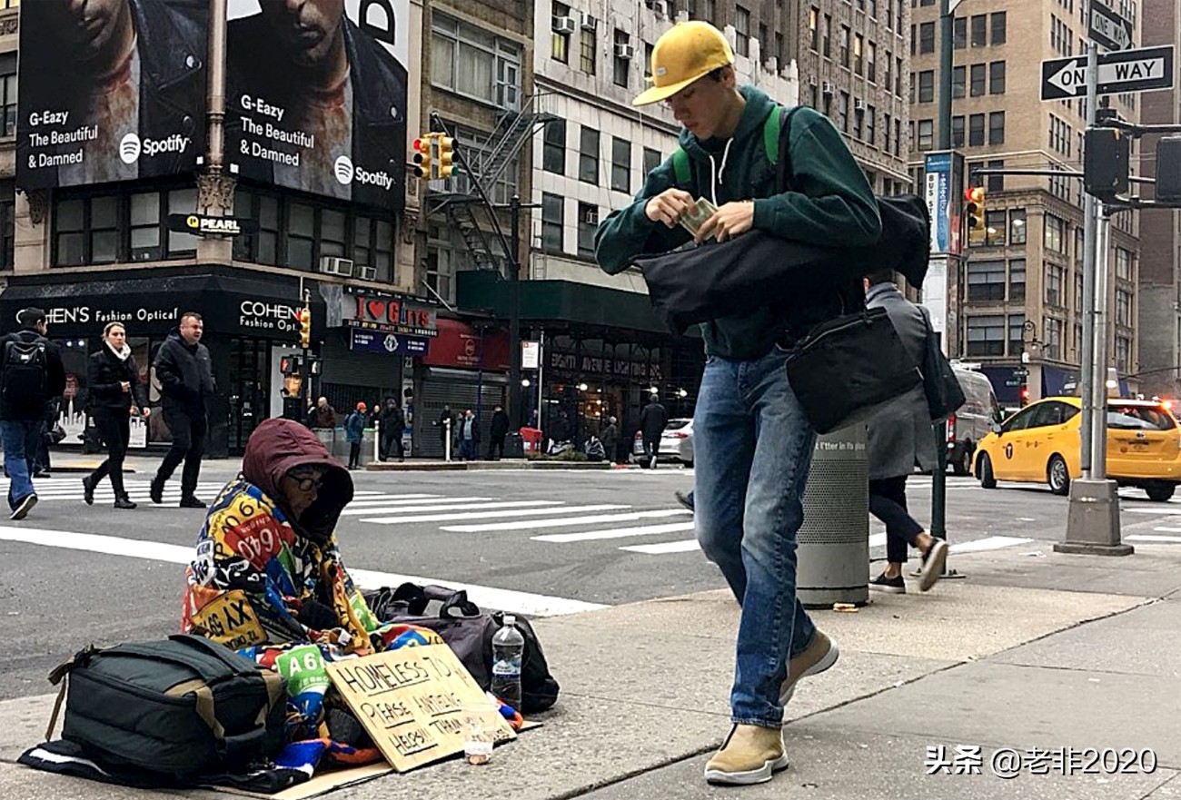 在美国芝加哥旅行之后,我这辈子再也不会给乞丐钱了
