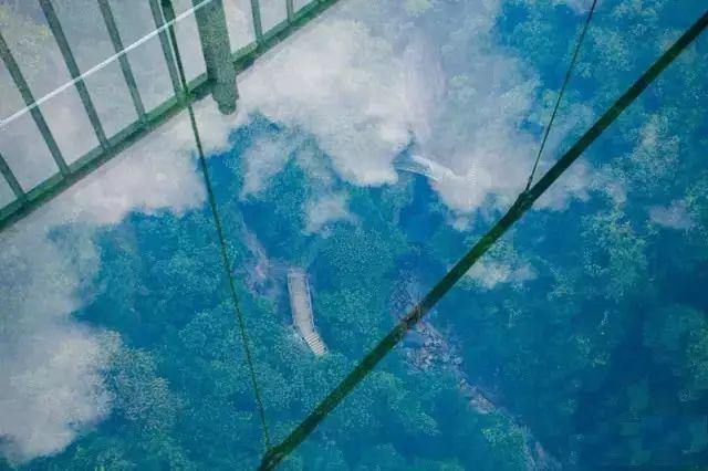 网红玻璃桥悬崖秋千,网红旅游打卡玻璃滑道