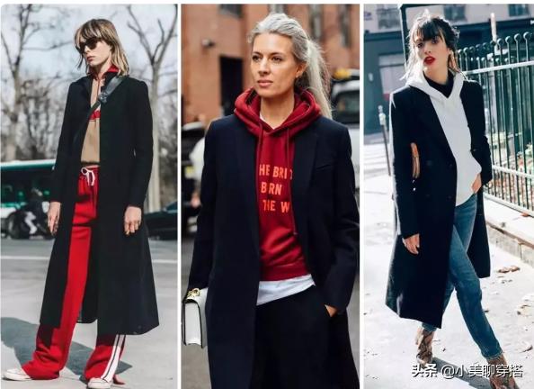 让自己有气质穿衣打扮,欧美风双面呢大衣搭配