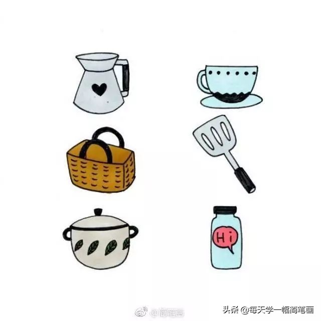 简笔画大全衣服类的,其他类简笔画大全