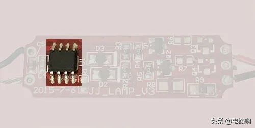 led台灯内部结构图,18650led台灯拆解图解