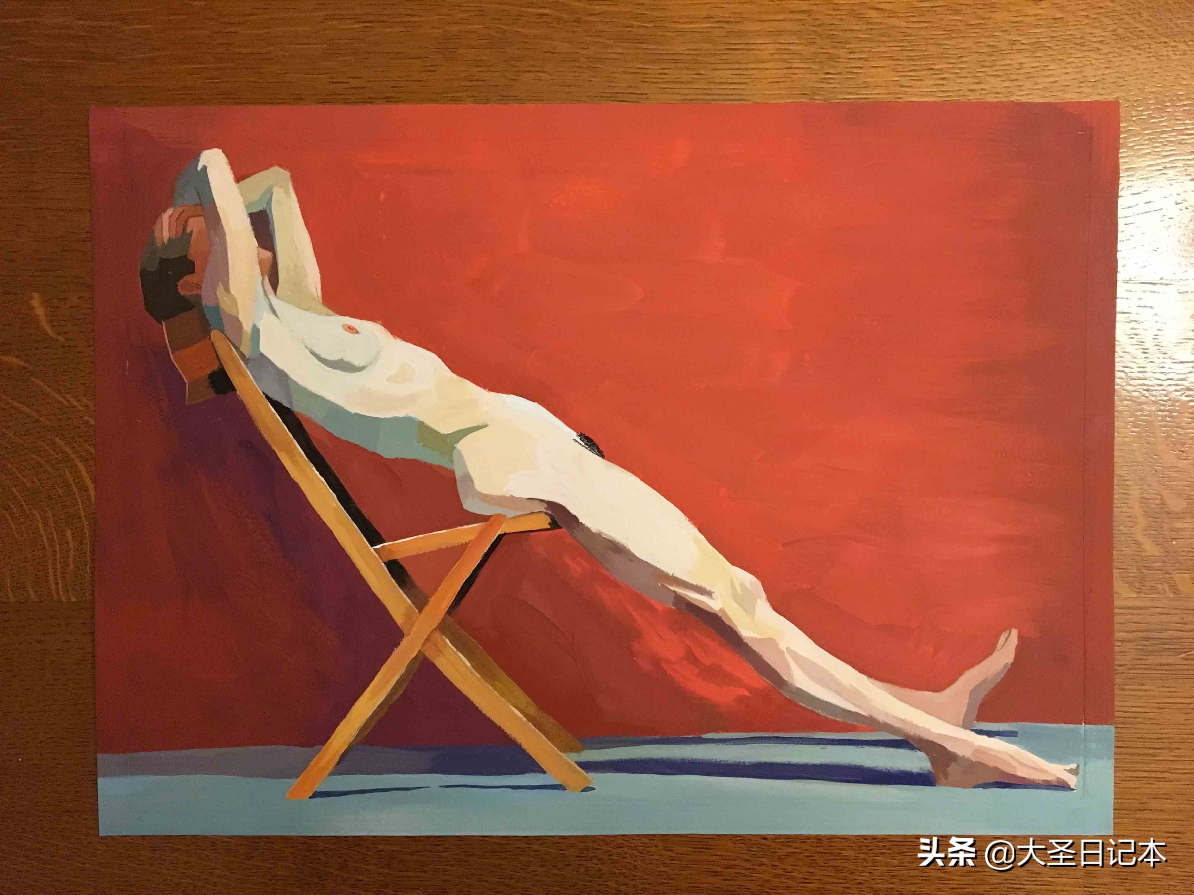 漫画现场临摹,人物写生漫画速写