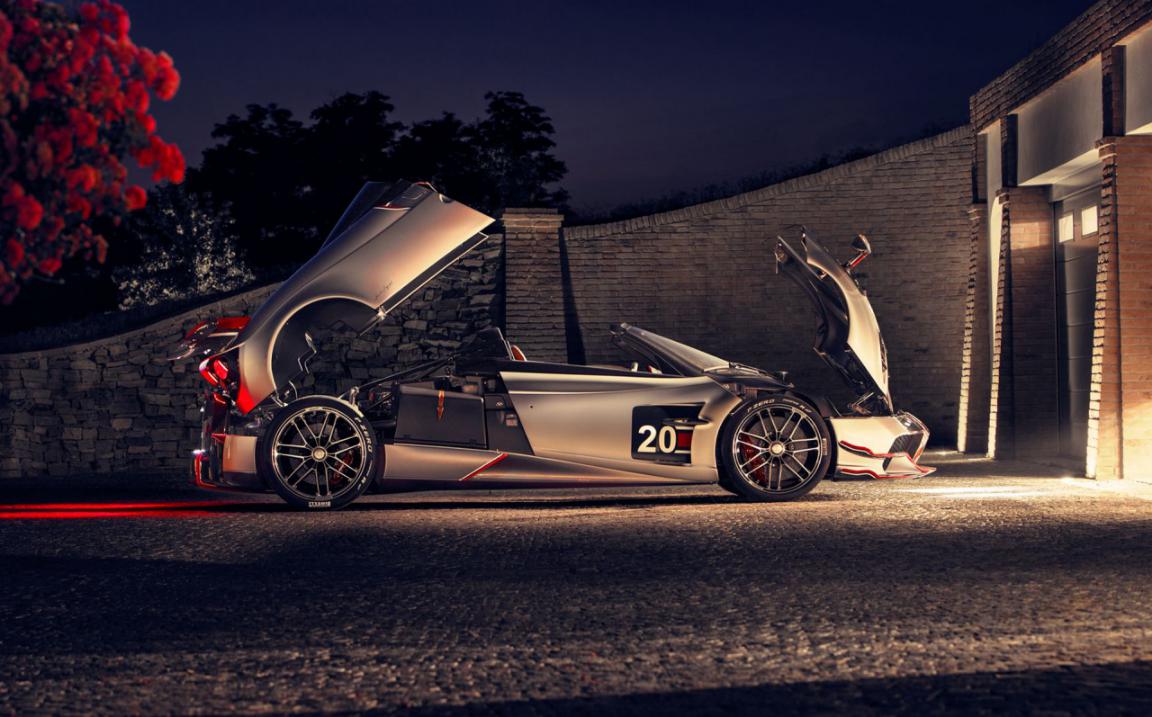 帕加尼huayradinastia限量版,机械的艺术美学