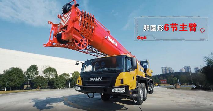 三一最新款60吨吊车6节臂,三一新款16吨吊车参数及图片