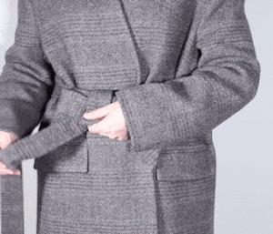 大衣腰带显瘦,大衣腰带的7种系法简单