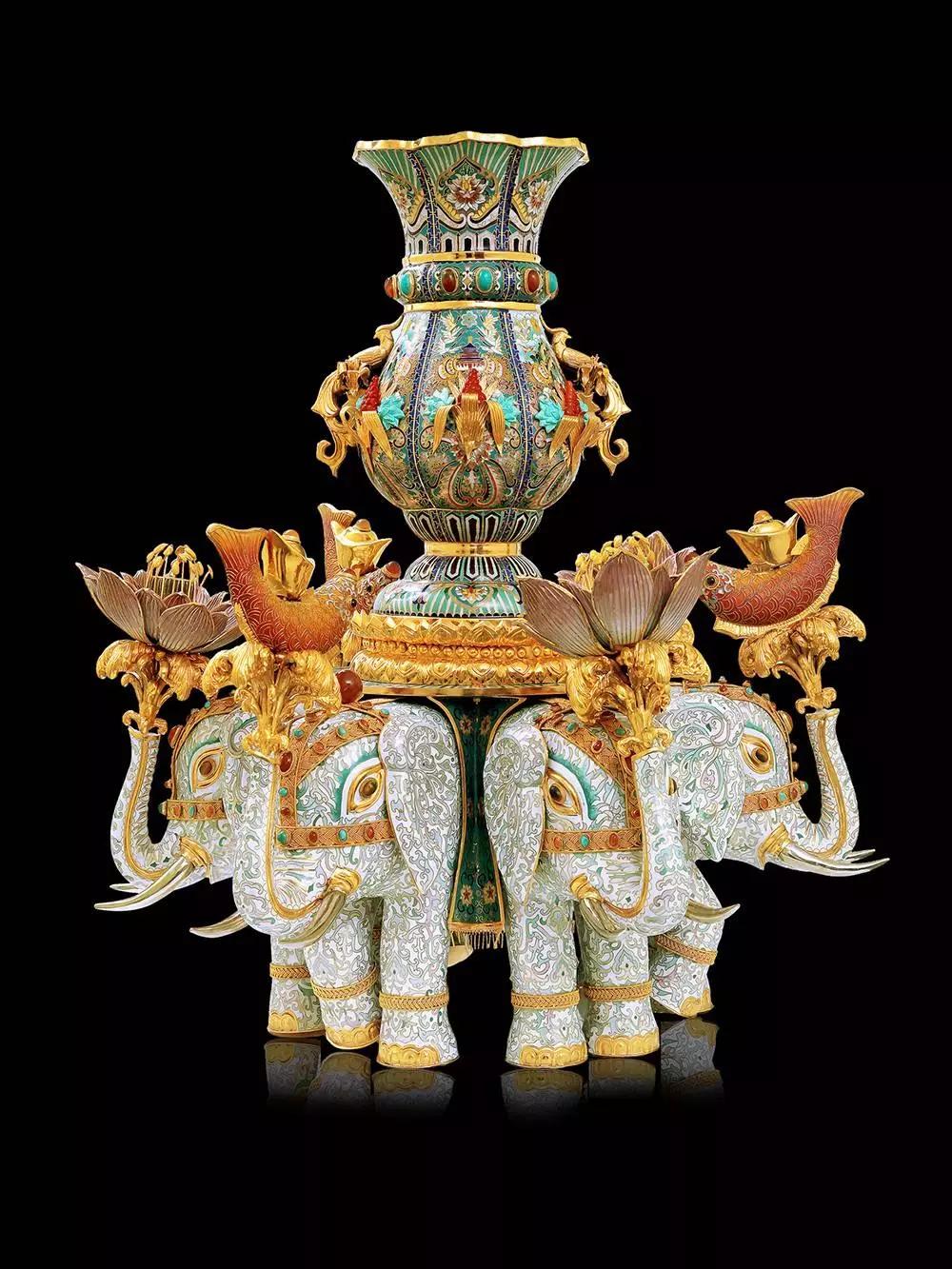 景泰蓝价格国礼景泰蓝在哪买,景泰蓝瓷器精品鉴赏