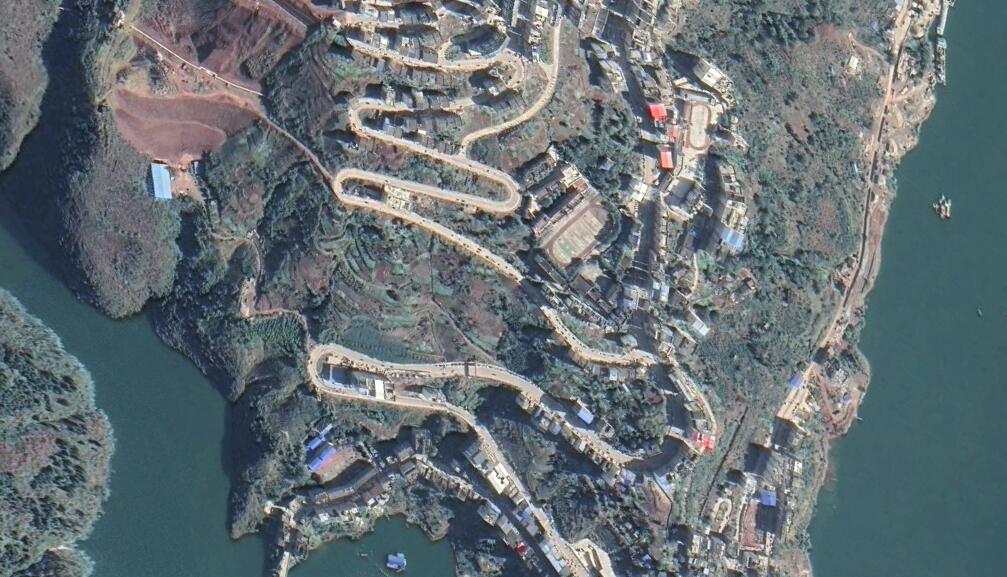 巴东三峡卫星地图,湖北恩施巴东县地图