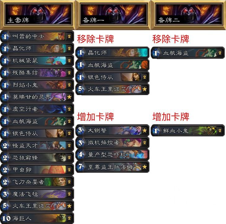 炉石传说专家模式奖励,炉石传说专家级套牌