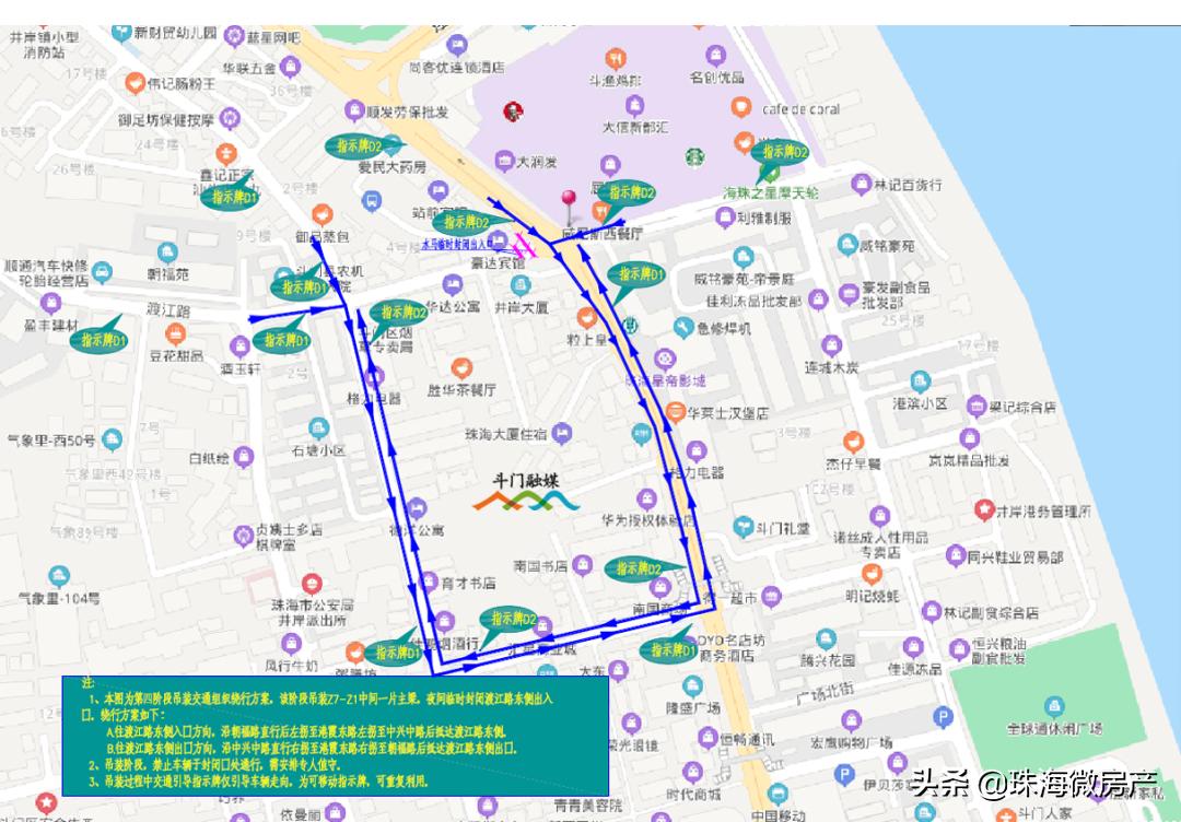 斗门大信停车场电梯,斗门大信天桥