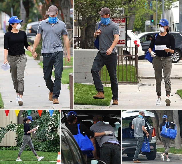 哈里开豪车载梅根,哈里梅根抱阿奇上街散步