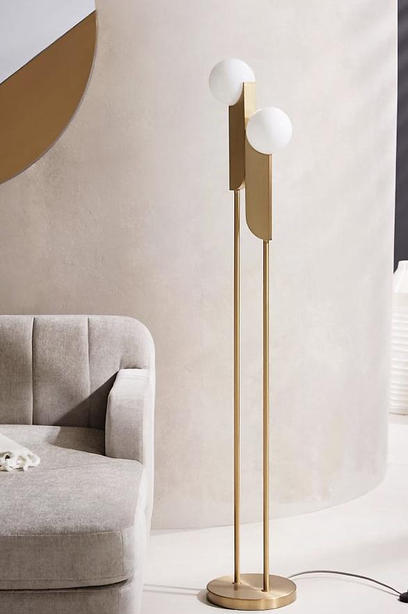 简约中式落地灯图片大全,极简轻奢无主灯效果图