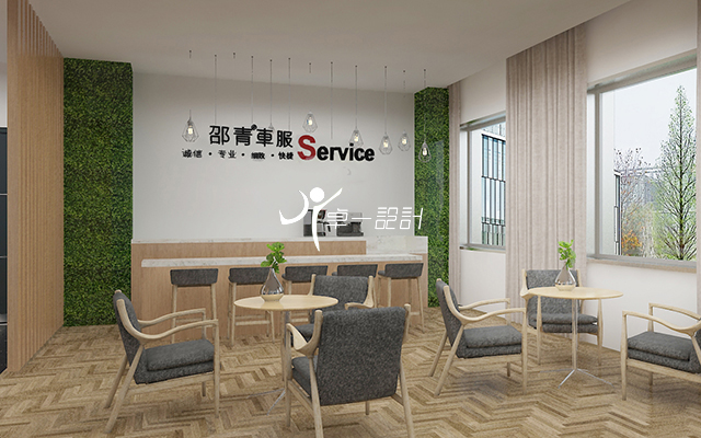 100平米汽修厂设计案例,10000平方大型修理厂设计效果图