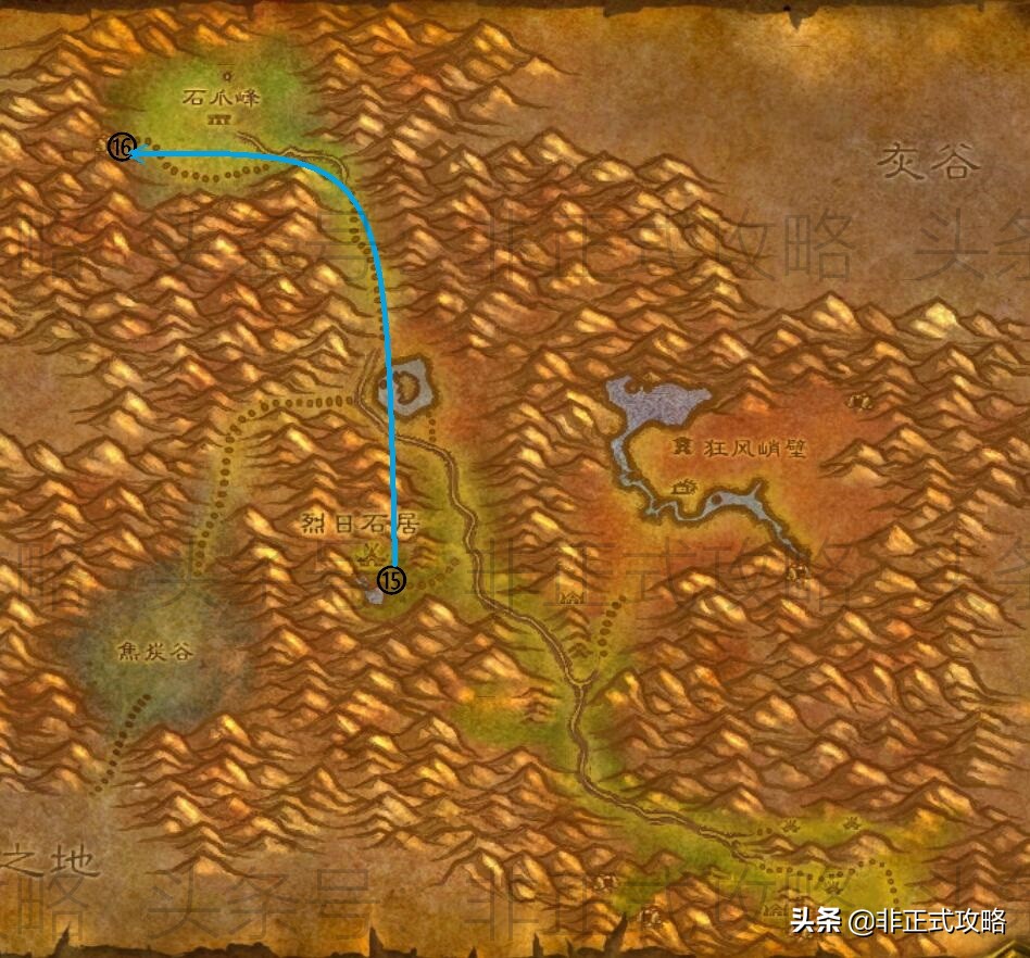 魔兽世界怀旧服1-60级任务路线,魔兽世界部落灰谷练级