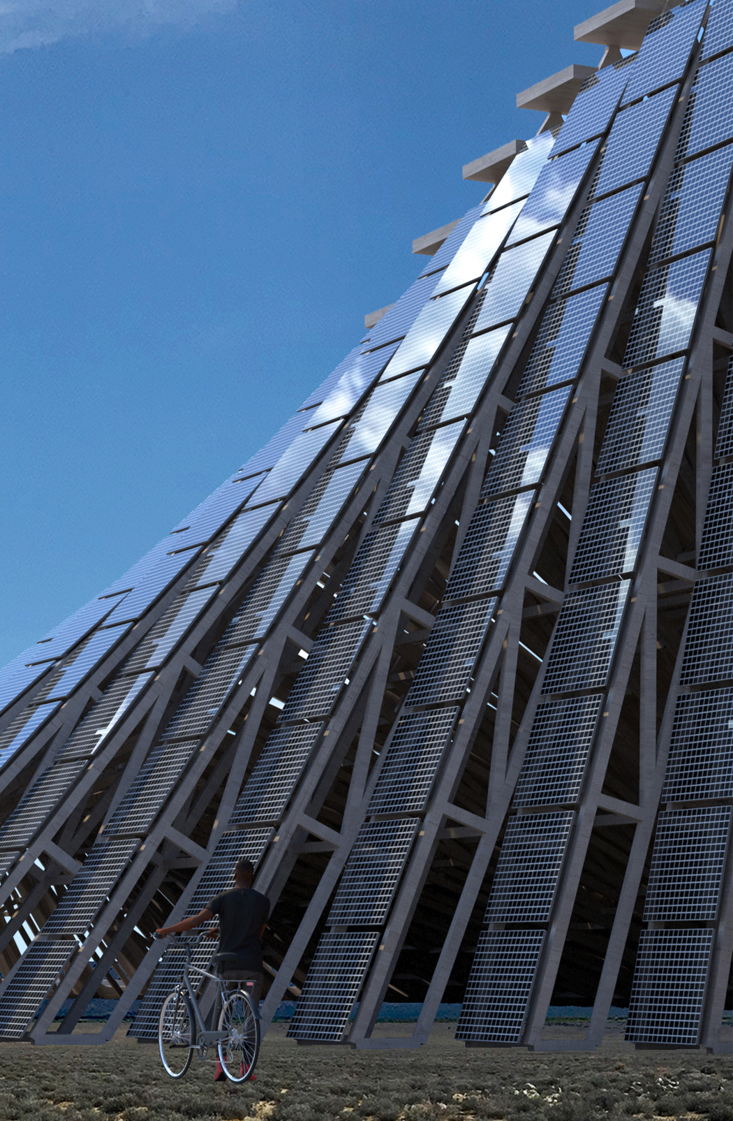 屋顶太阳能板怎样设计,太阳能板装墙壁外立面