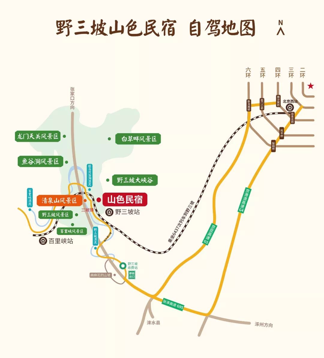 野三坡山水闲居民宿,野三坡民宿网红独院20人