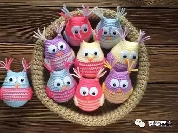 一柄钩针就可以完成的编织小物件,软萌可爱,教程详解