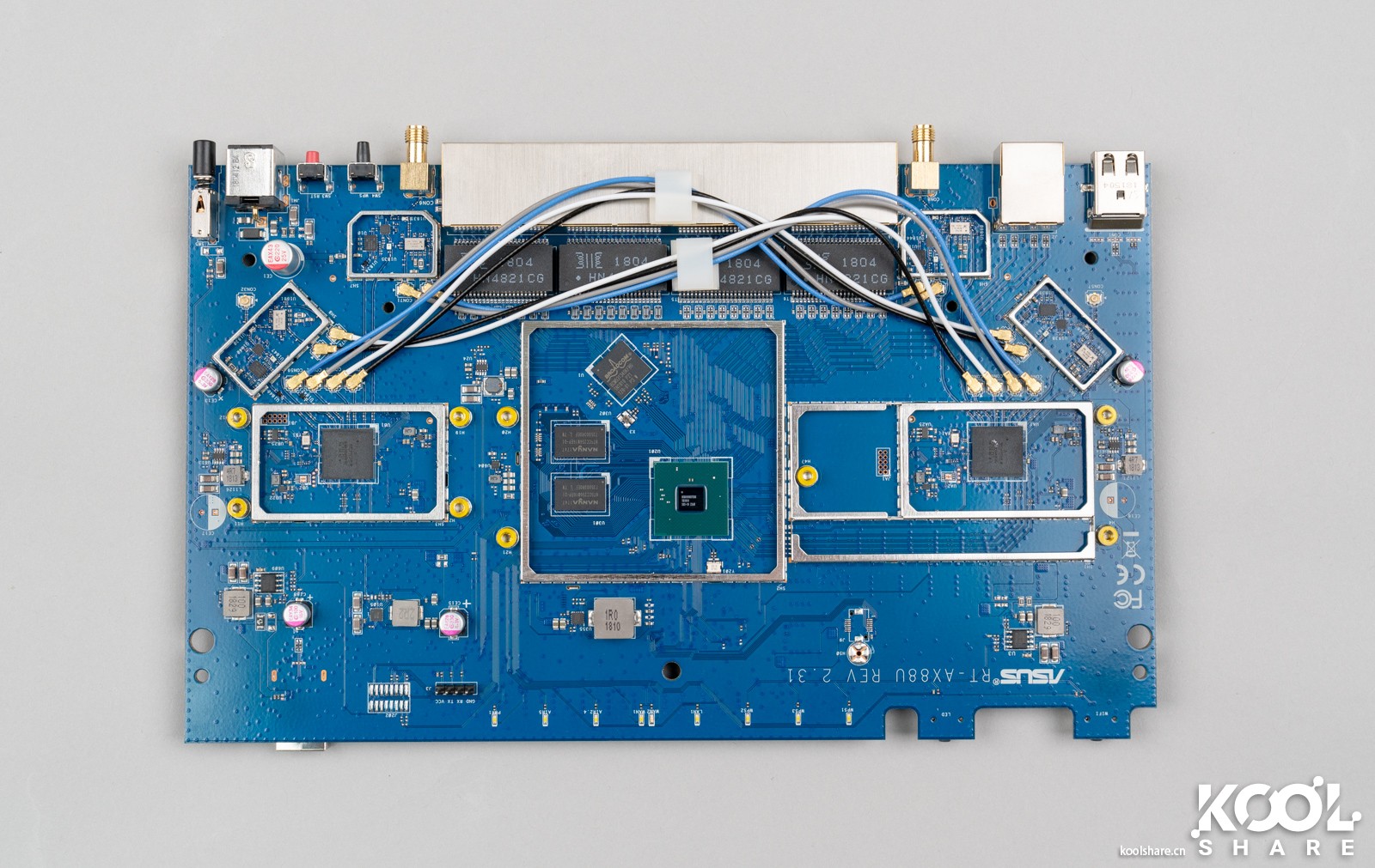 华硕路由器rt-ax86u新款拆解,华硕asusrt-ax68u电竞wifi6路由器