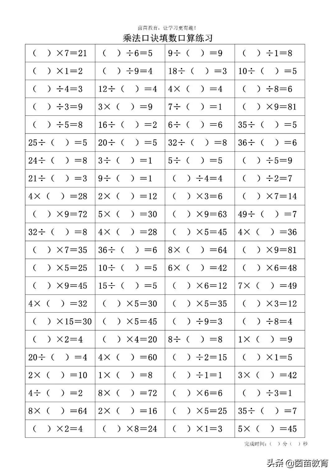 乘法口诀只会背不太会运用怎么办,乘法口诀背不出来有没有什么方法