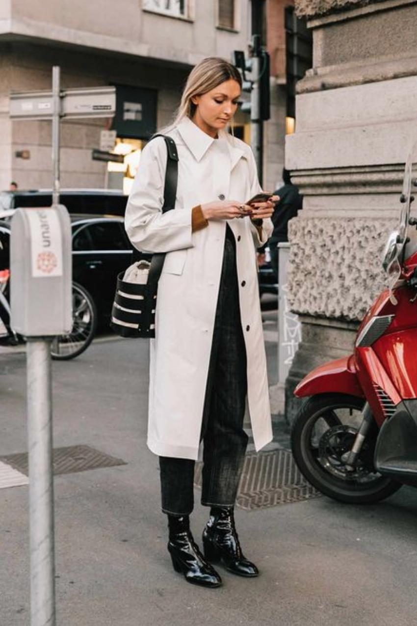 冬季显瘦裤子配靴子,现在还流行打底裤配靴子吗