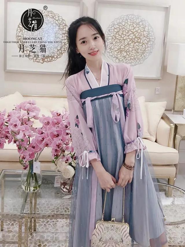 汉风格裙,汉元素女裙气质高级感